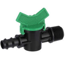 Кран Irritec 16x1/2" для крапельної трубки 16 мм