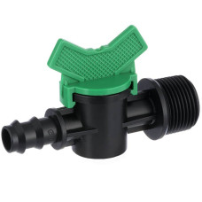 Кран Irritec 16x3/4" для крапельної трубки 16 мм