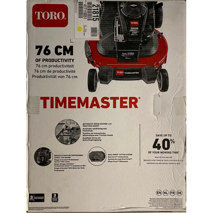 Газонокосарка Toro TimeMaster® TM76 76 см